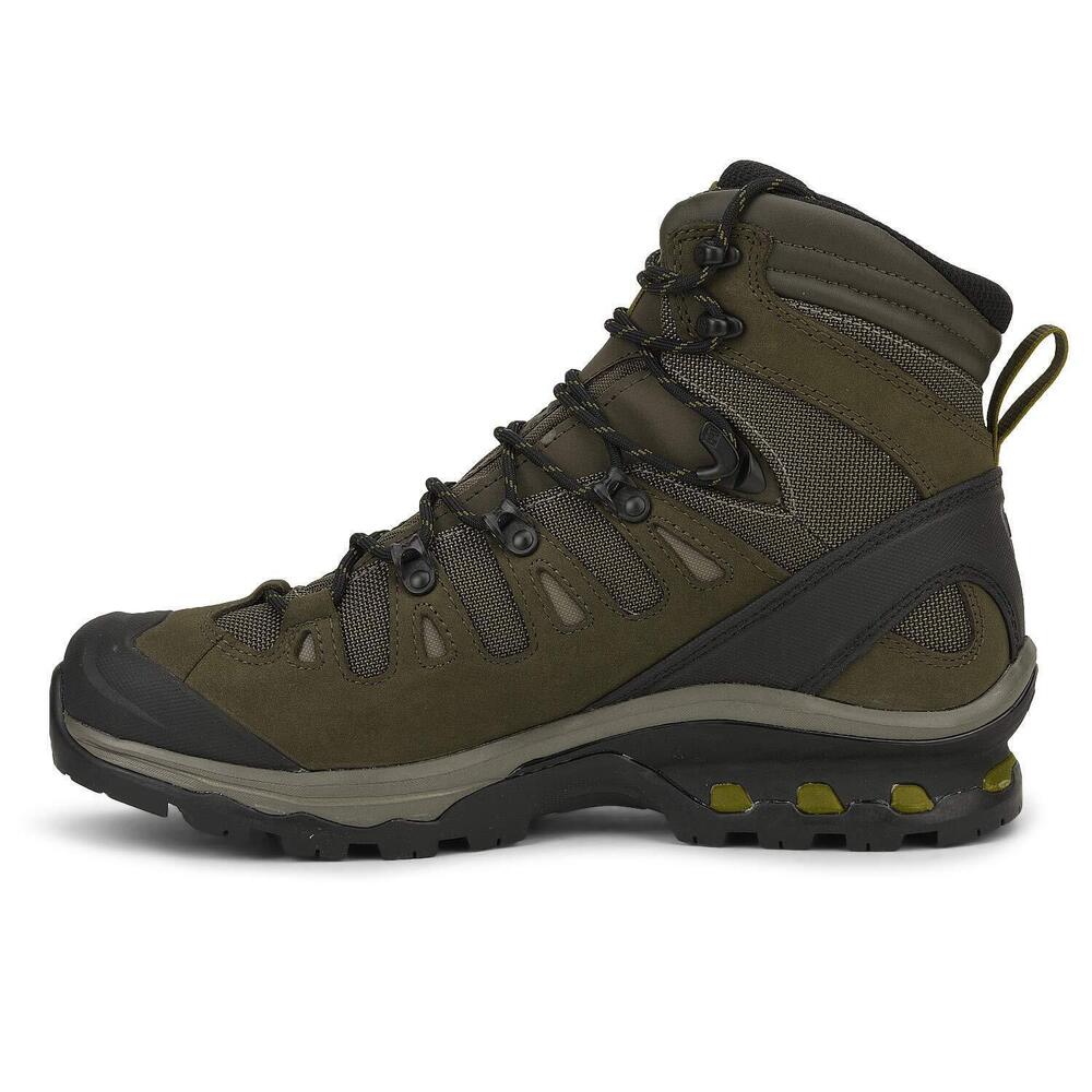 SALOMON QUEST 4D 3 GORE-TEX BACKPACKING BOOTS FOR MEN, WREN/BUNGEE CORD/GREEN SU - Picture 4 of 6